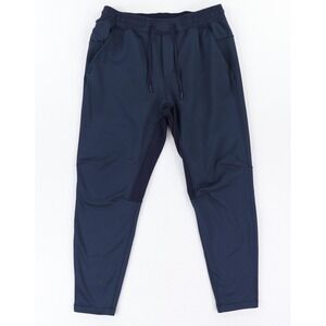 Lululemon Grid Tech Pant Mens Large Blue Jogger Fleece Chevron Zip